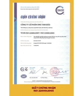 Chứng nhận ISO 22000:2005